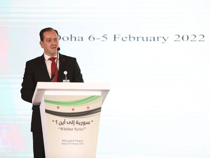 كلمة القاضي المستشار خالد شهاب الدين رئيس التجمع الحر في مؤتمر الدوحة